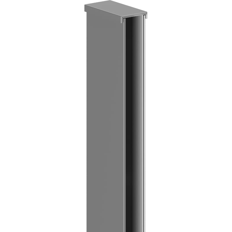 Mexen listwa przyścienna do ścianki prysznicowej 8 mm, gun metal - 800-00-95