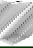 Mexen Apia kabina prysznicowa rozsuwana 100 x 100 cm, transparent, chrom - 840-100-100-01-00