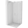 Mexen Rio kabina prysznicowa półokrągła 90 x 90 cm, transparent, chrom - 863-090-090-01-00