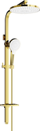 Mexen Q05 kolumna prysznicowa, złota/biała - 798050595-50