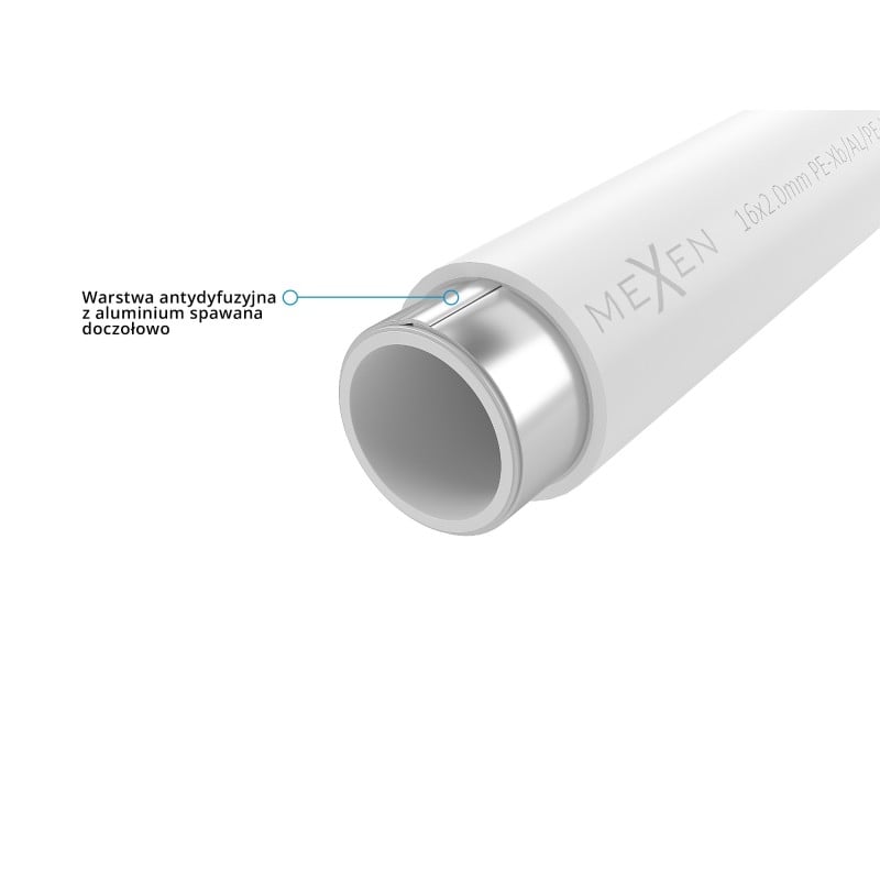 Mexen AL-O rura PE-Xb/AL/PE-Xb 16 x 2 mm, 200 mb - W97105-1216-200