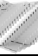 Mexen Roma kabina prysznicowa uchylna 90 x 80 cm, transparent, czarna - 854-090-080-70-00