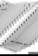 Mexen Roma kabina prysznicowa uchylna 120 x 90 cm, transparent, czarna - 854-120-090-70-00