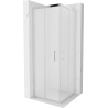 Mexen Rio kabina prysznicowa kwadratowa 70 x 70 cm, szron, chrom - 860-070-070-01-30