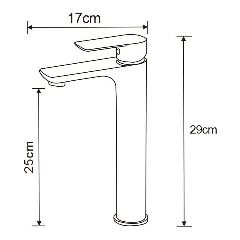 Mexen Alfa bateria umywalkowa wysoka, czarna/złota - 745710-75