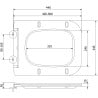 Mexen Madox deska wolnoopadająca slim, duroplast, czarna mat - 39154085
