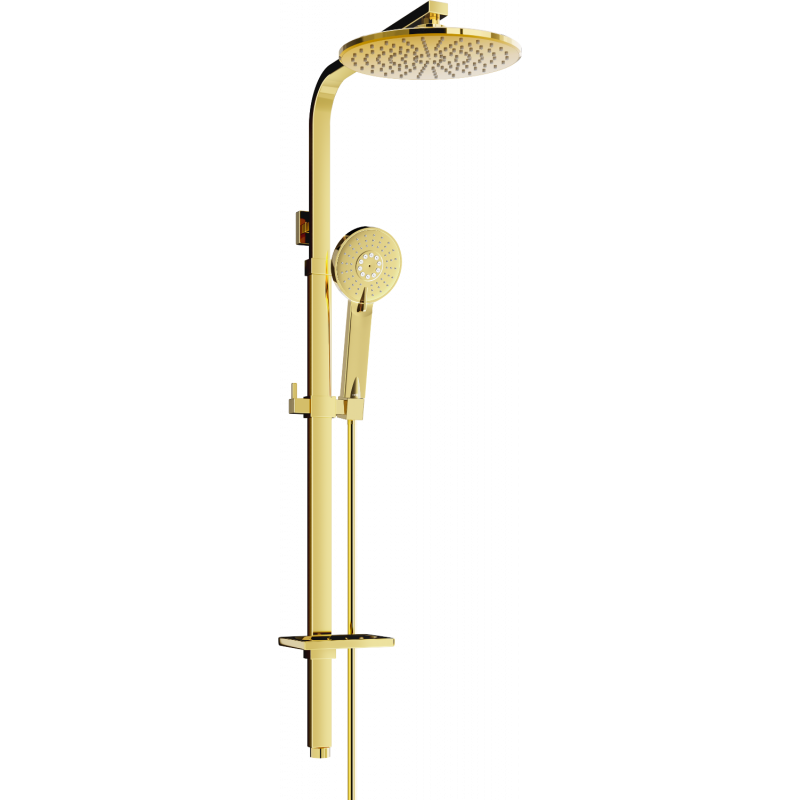 Mexen Q40 kolumna prysznicowa, złota - 798404095-50