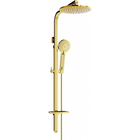 Mexen Q40 kolumna prysznicowa, złota - 798404095-50