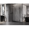 Mexen Lunar Duo kabina prysznicowa uchylna lewa 120 x 110 cm, transparent, gun metal - 834-120L-110P-95-00