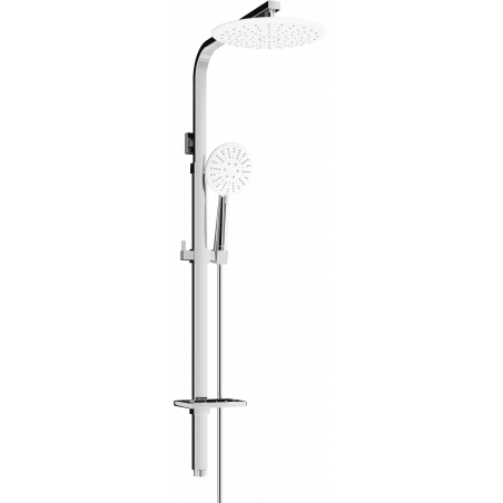 Mexen Q67 kolumna prysznicowa, chrom/biała - 798676795-00