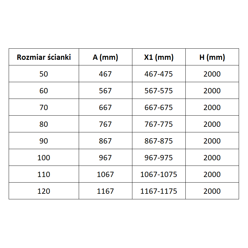 Mexen Lunar L ścianka prysznicowa Walk-in lewa 100 x 200 cm, transparent 8 mm, miedź szczotkowana - 830L-100-000-65-00-L