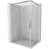 Mexen Rox Duo kabina prysznicowa rozsuwana 80 x 75 cm, transparent, chrom - 8C2D-080-075-01-00