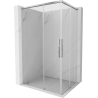 Mexen Rox Duo kabina prysznicowa rozsuwana 110 x 75 cm, transparent, chrom - 8C2D-110-075-01-00