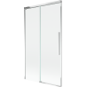 Mexen Rox parawan nawannowy 2-skrzydłowy rozsuwany 100 x 150 cm, transparent, chrom - 8C9-100-001-01-00