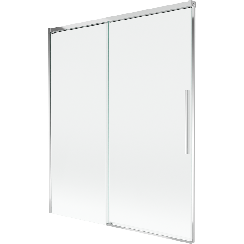 Mexen Rox parawan nawannowy 2-skrzydłowy rozsuwany 140 x 150 cm, transparent, chrom - 8C9-140-001-01-00