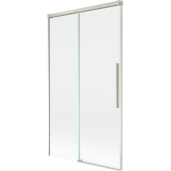 Mexen Rox parawan nawannowy 2-skrzydłowy rozsuwany 100 x 150 cm, transparent, nikiel szczotkowany - 8C9-100-001-97-00