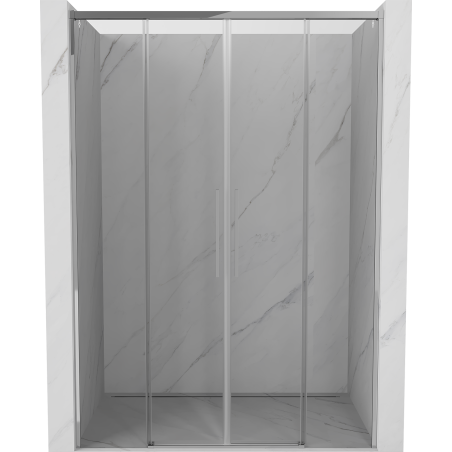 Mexen Rox Duo drzwi prysznicowe rozsuwane 150 cm, transparent, chrom - 8C2-150-002-01-00