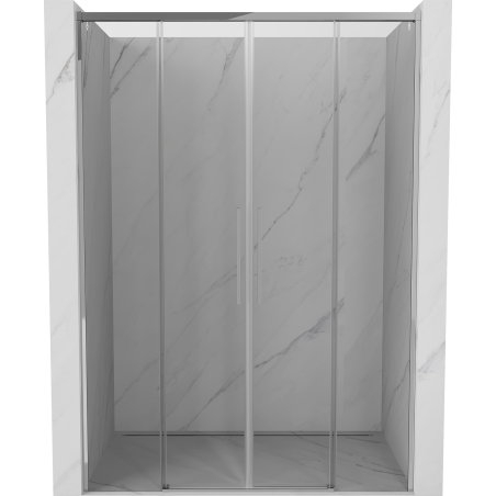 Mexen Rox Duo drzwi prysznicowe rozsuwane 160 cm, transparent, chrom - 8C2-160-002-01-00