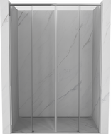 Mexen Rox Duo drzwi prysznicowe rozsuwane 160 cm, transparent, chrom - 8C2-160-002-01-00