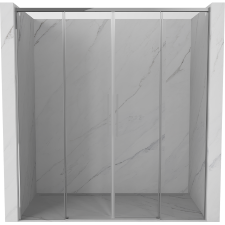 Mexen Rox Duo drzwi prysznicowe rozsuwane 180 cm, transparent, chrom - 8C2-180-002-01-00