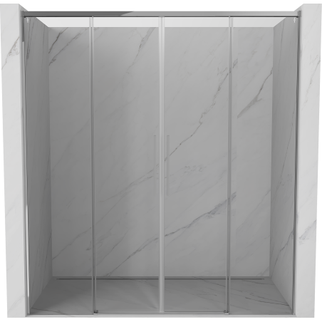 Mexen Rox Duo drzwi prysznicowe rozsuwane 190 cm, transparent, chrom - 8C2-190-002-01-00