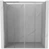 Mexen Rox Duo drzwi prysznicowe rozsuwane 200 cm, transparent, chrom - 8C2-200-002-01-00