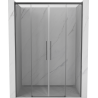 Mexen Rox Duo drzwi prysznicowe rozsuwane 160 cm, transparent, gun gray szczotkowany - 8C2-160-002-66-00