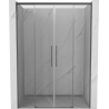 Mexen Rox Duo drzwi prysznicowe rozsuwane 150 cm, transparent, gun metal - 8C2-150-002-95-00