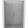 Mexen Rox Duo drzwi prysznicowe rozsuwane 160 cm, transparent, gun metal - 8C2-160-002-95-00