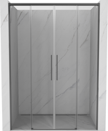 Mexen Rox Duo drzwi prysznicowe rozsuwane 160 cm, transparent, gun metal - 8C2-160-002-95-00