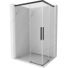 Mexen Rox Duo kabina prysznicowa rozsuwana 85 x 75 cm, transparent, czarna - 8C2D-085-075-70-00