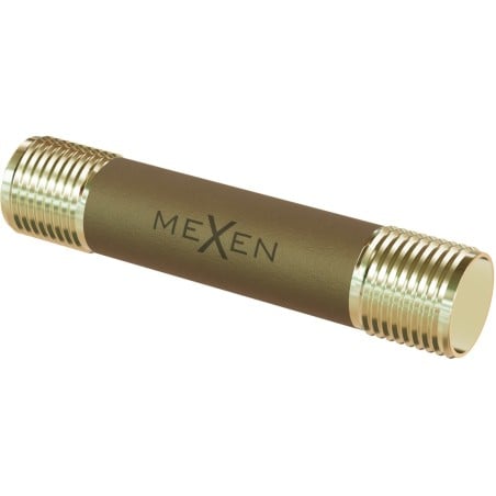 Mexen BRASS króciec mosiężny gwintowany 1/2 GZ x 1/2 GZ, 100 mm - W97427-1212-100