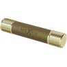 Mexen BRASS króciec mosiężny gwintowany 1 GZ x 1 GZ, 100 mm - W97427-1010-100