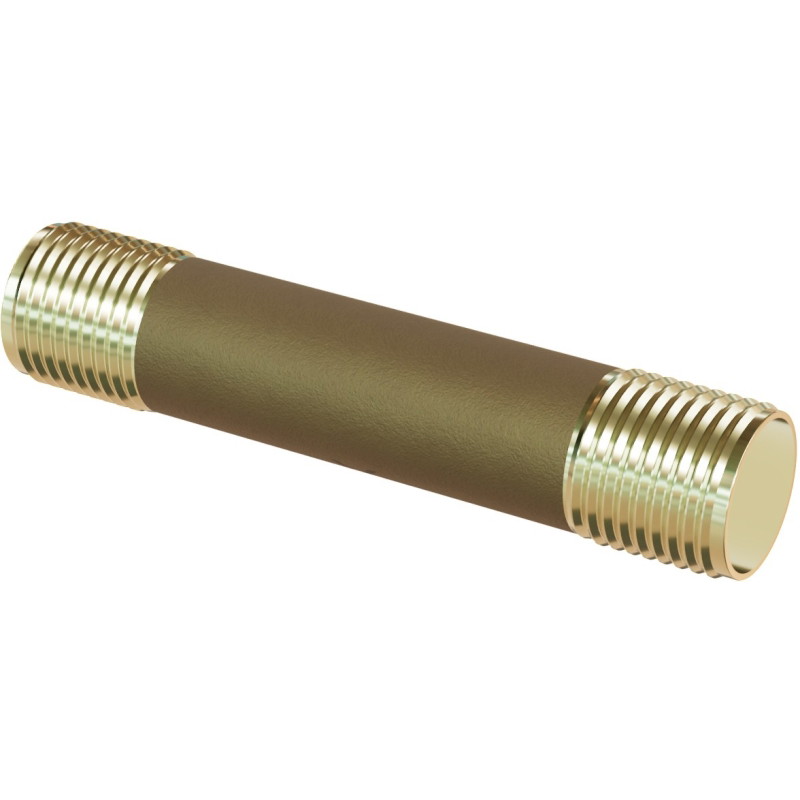 Mexen BRASS króciec mosiężny gwintowany 1 GZ x 1 GZ, 150 mm - W97427-1010-150
