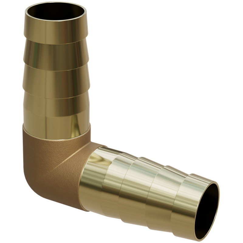 Mexen BRASS kolano łącznik do węża mosiężny 10 x 10 mm - W97431-1010