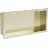 Mexen X-Wall-R półka wnękowa z kołnierzem 45 x 20 cm, złota szczotkowana - 1950452010
