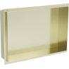 Mexen X-Wall-NR półka wnękowa bez kołnierza 45 x 30 cm, złota szczotkowana - 1951453010
