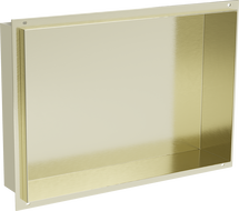 Mexen X-Wall-NR półka wnękowa bez kołnierza 45 x 30 cm, złota szczotkowana - 1951453010