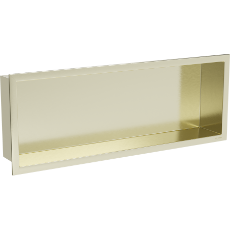 Mexen X-Wall-R półka wnękowa z kołnierzem 60 x 20 cm, złota szczotkowana - 1950602010