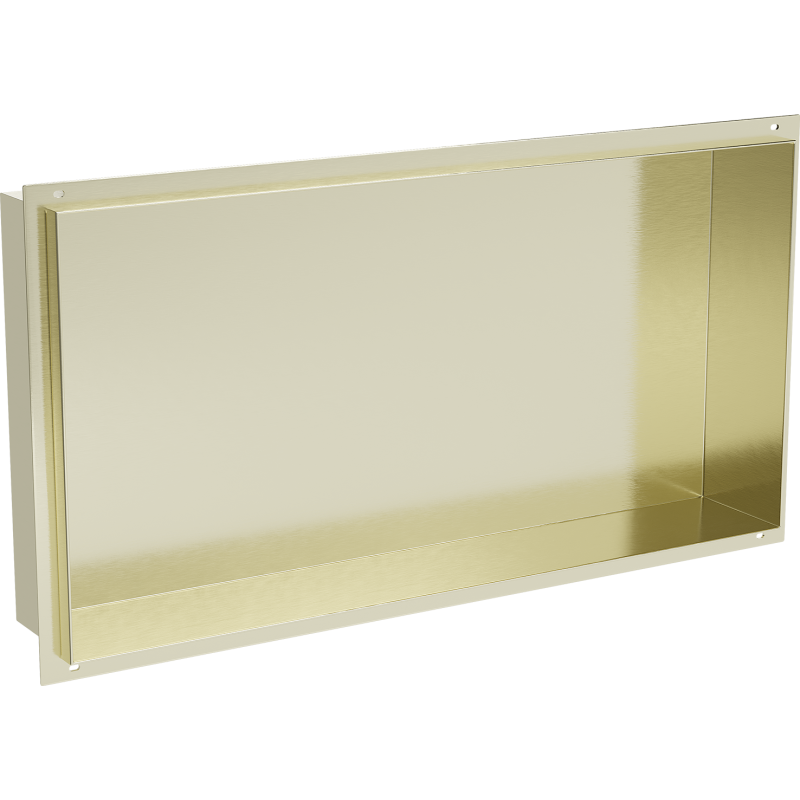 Mexen X-Wall-NR półka wnękowa bez kołnierza 60 x 30 cm, złota szczotkowana - 1951603010