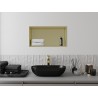 Mexen X-Wall-R półka wnękowa z kołnierzem 60 x 30 cm, złota szczotkowana - 1950603010
