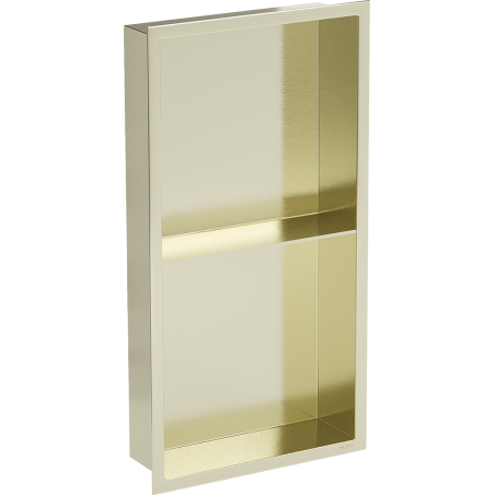 Mexen X-Wall-R półka wnękowa z kołnierzem i półką 60 x 30 cm, złota szczotkowana - 1950603010S
