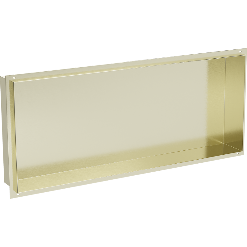 Mexen X-Wall-NR półka wnękowa bez kołnierza 75 x 30 cm, złota szczotkowana - 1951753010