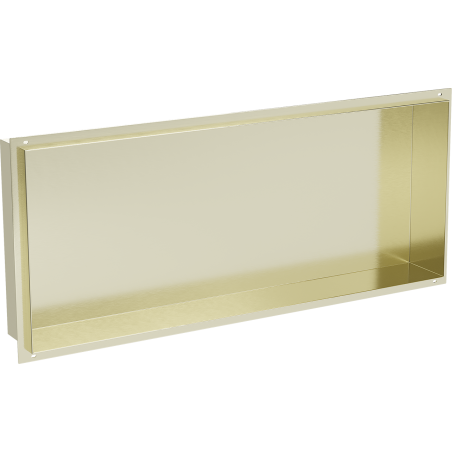 Mexen X-Wall-NR półka wnękowa bez kołnierza 75 x 30 cm, złota szczotkowana - 1951753010