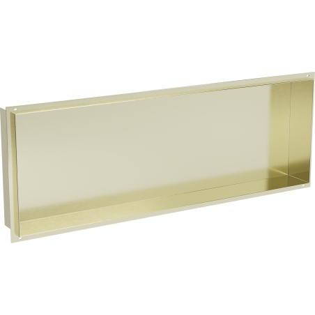 Mexen X-Wall-NR półka wnękowa bez kołnierza 90 x 30 cm, złota szczotkowana - 1951903010