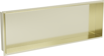 Mexen X-Wall-NR półka wnękowa bez kołnierza 90 x 30 cm, złota szczotkowana - 1951903010