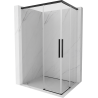 Mexen Rox Duo kabina prysznicowa rozsuwana 120 x 95 cm, transparent, czarna - 8C2D-120-095-70-00