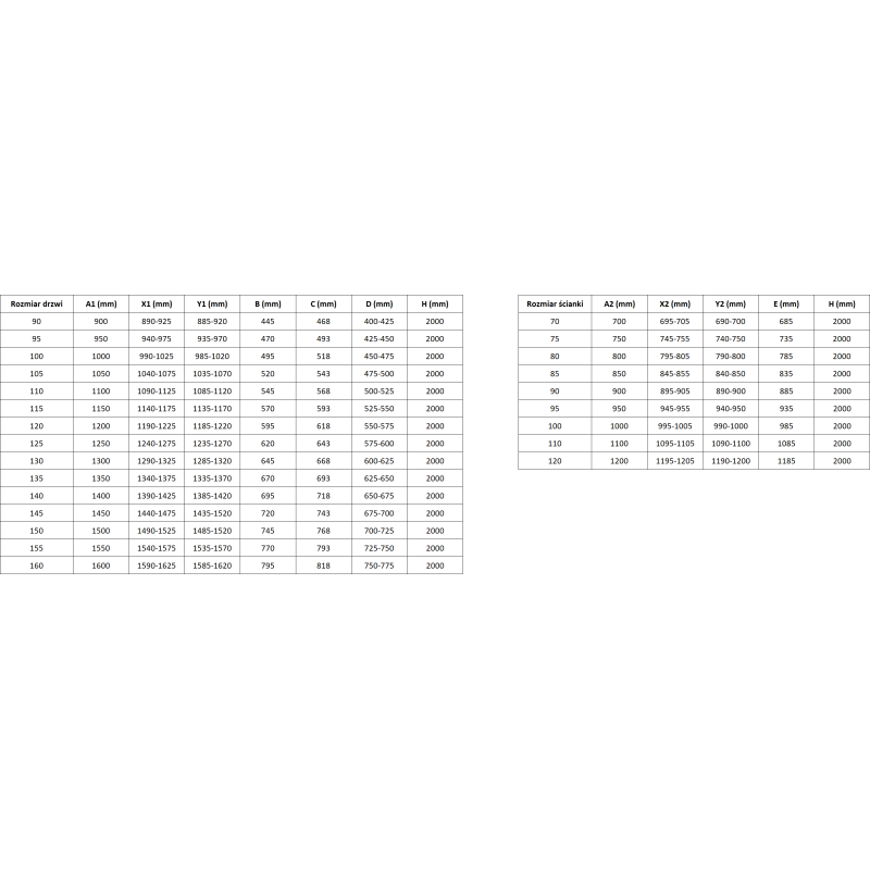 Mexen Rox kabina prysznicowa rozsuwana 100 x 80 cm, transparent, biała - 8C2-100-080-20-00