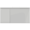 Mexen Orio szafka łazienkowa 90 cm z umywalką Otis prawą, 1S, 1D, szara mat/biała mat - 91A13-09047-3-BBFF62-W18P01