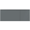 Mexen Orio szafka łazienkowa 120 cm z umywalką Vela lewą, 1S, 1D, grafit mat/biała mat - 91A13-12047-3-BBFF66-W23L01